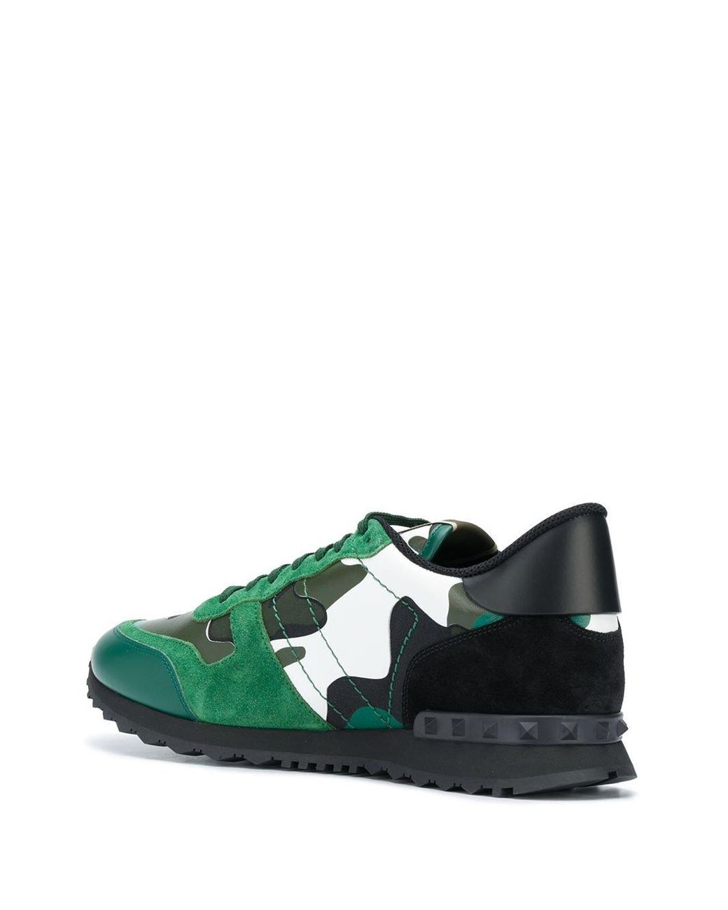valentino garavani camouflage rockrunner sneakers