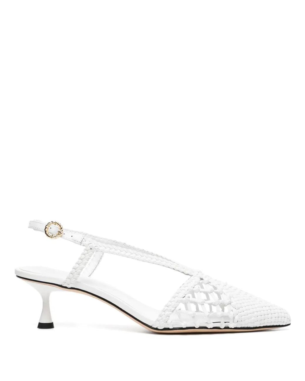 STUDIO AMELIA White 50Mm Nexus Pumps