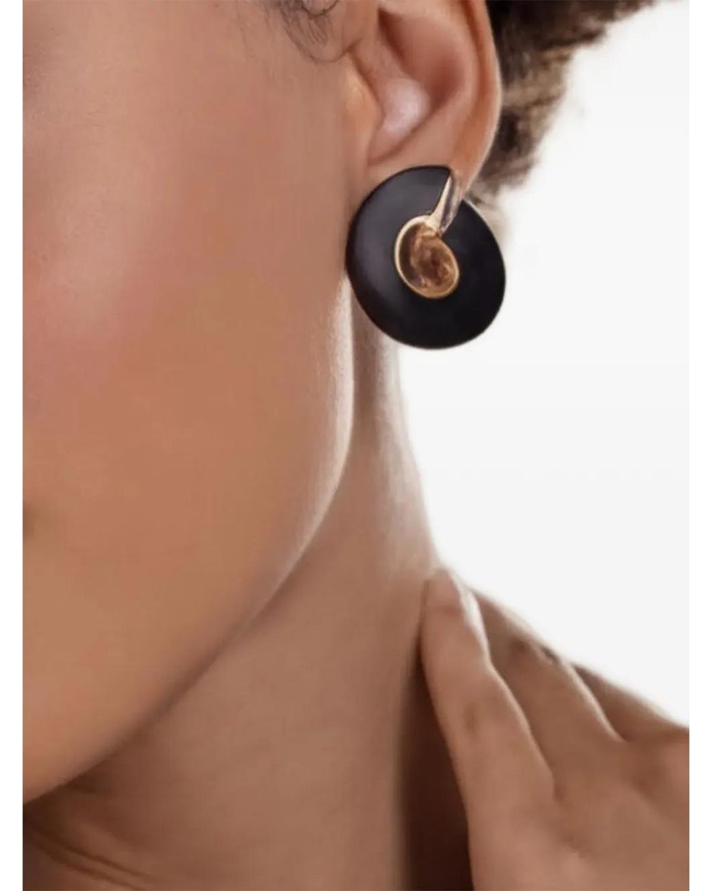 Vhernier Blue Boucles D'Oreilles Mi-Longues Verso