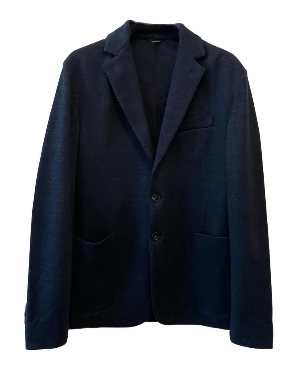 Loro Piana Blue Veste Boutonnée À Poches Plaquées for men