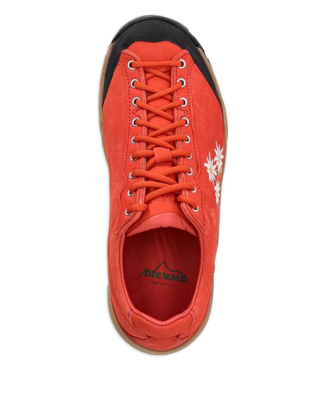 Diemme Movida Floral-Embroidered Hiking Sneakers