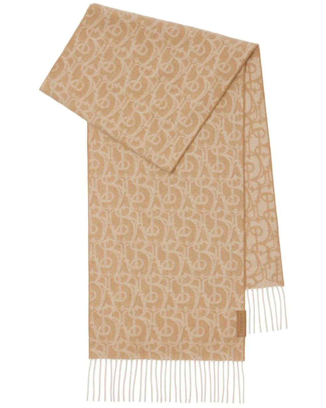 Burberry Natural B Charm Cashmere Scarf
