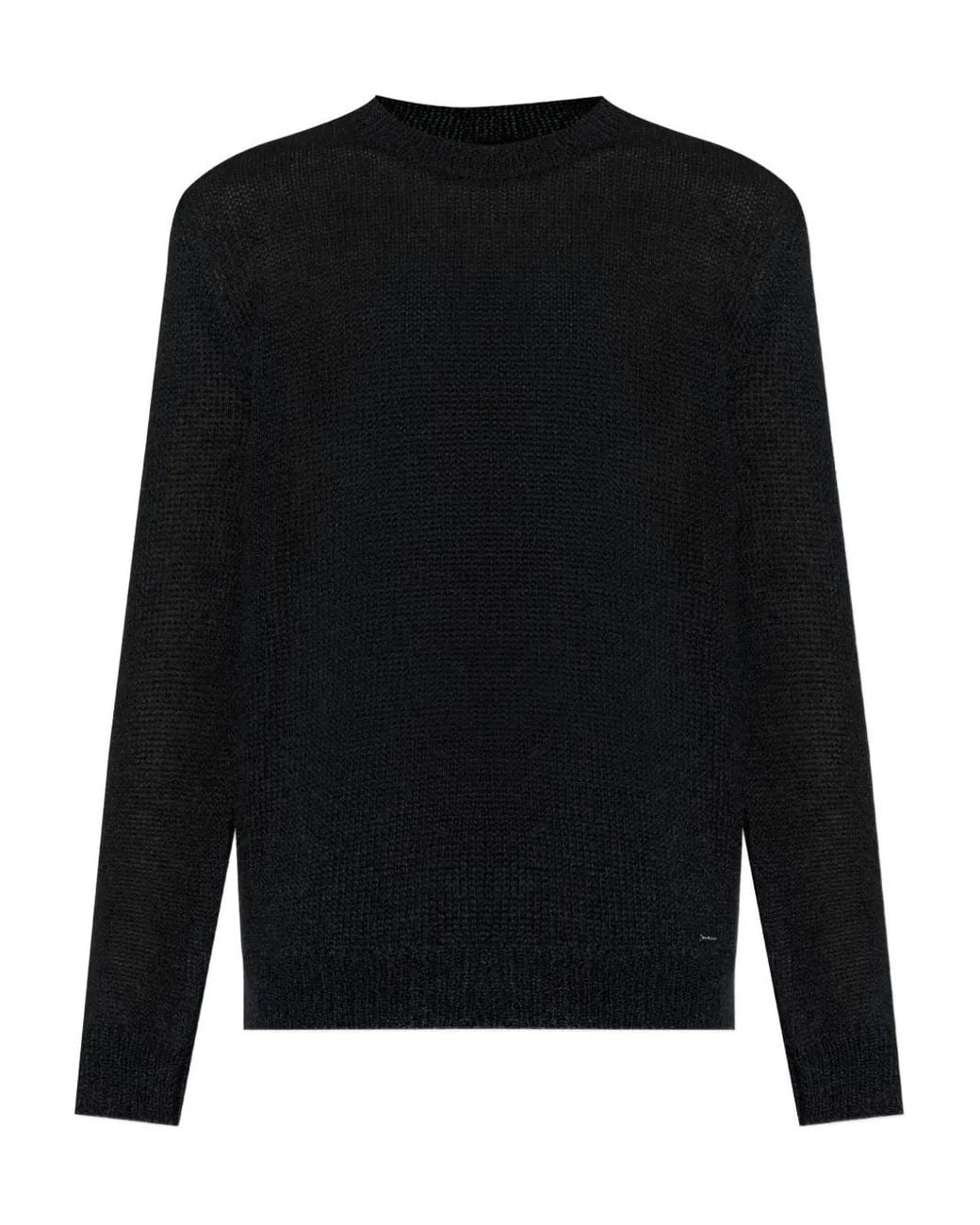 DSquared² Black Crew-Neck Sweater for men
