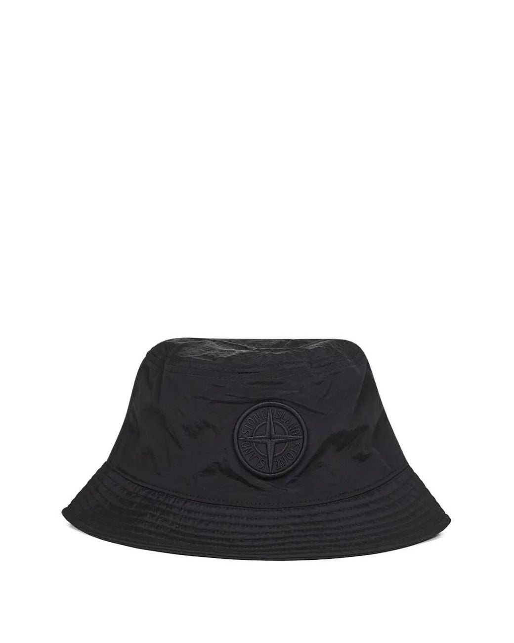 Bob À Patch Logo Stone Island pour homme en coloris Black