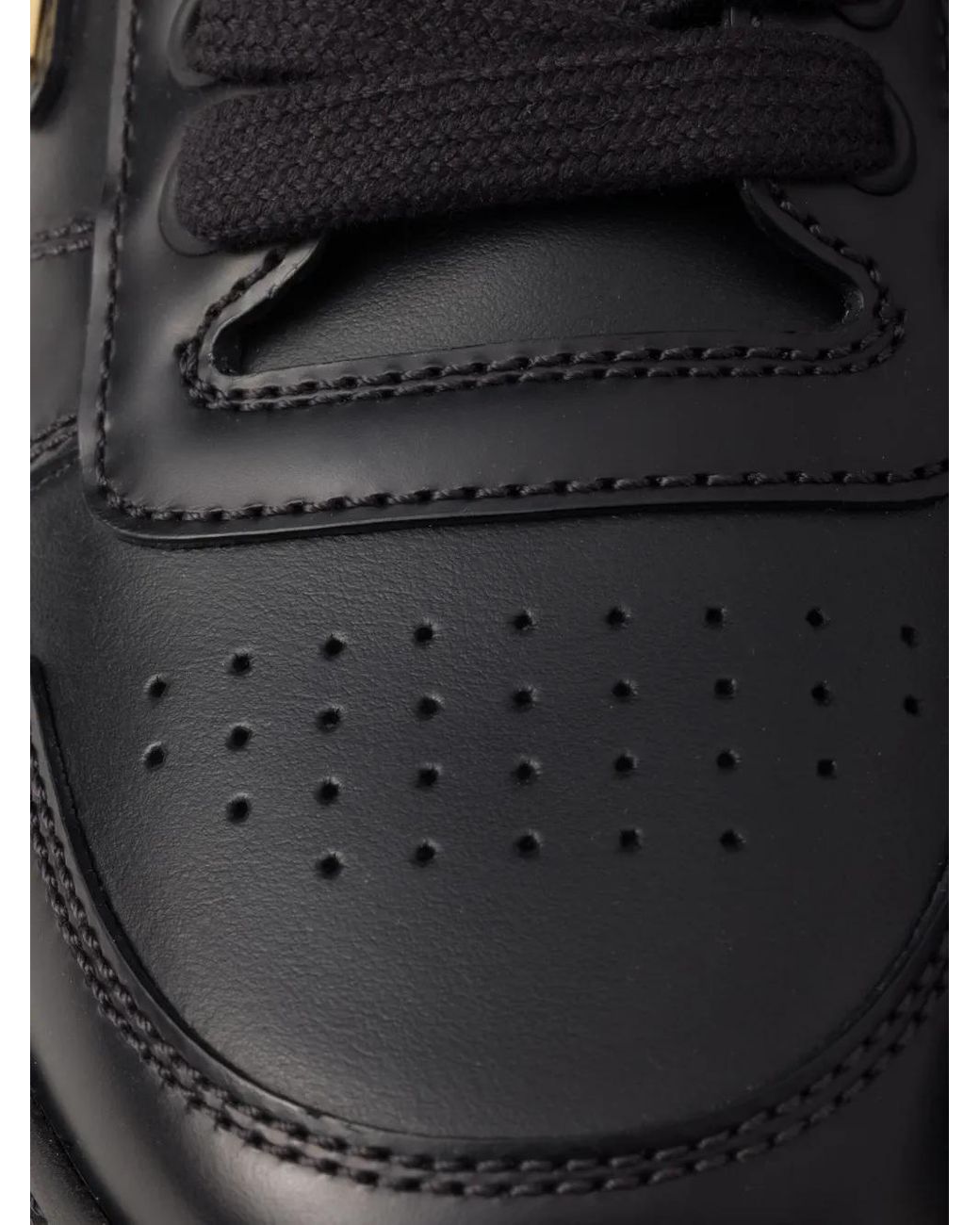 Prada Downtown Bold レザースニーカー ブラック | Lyst