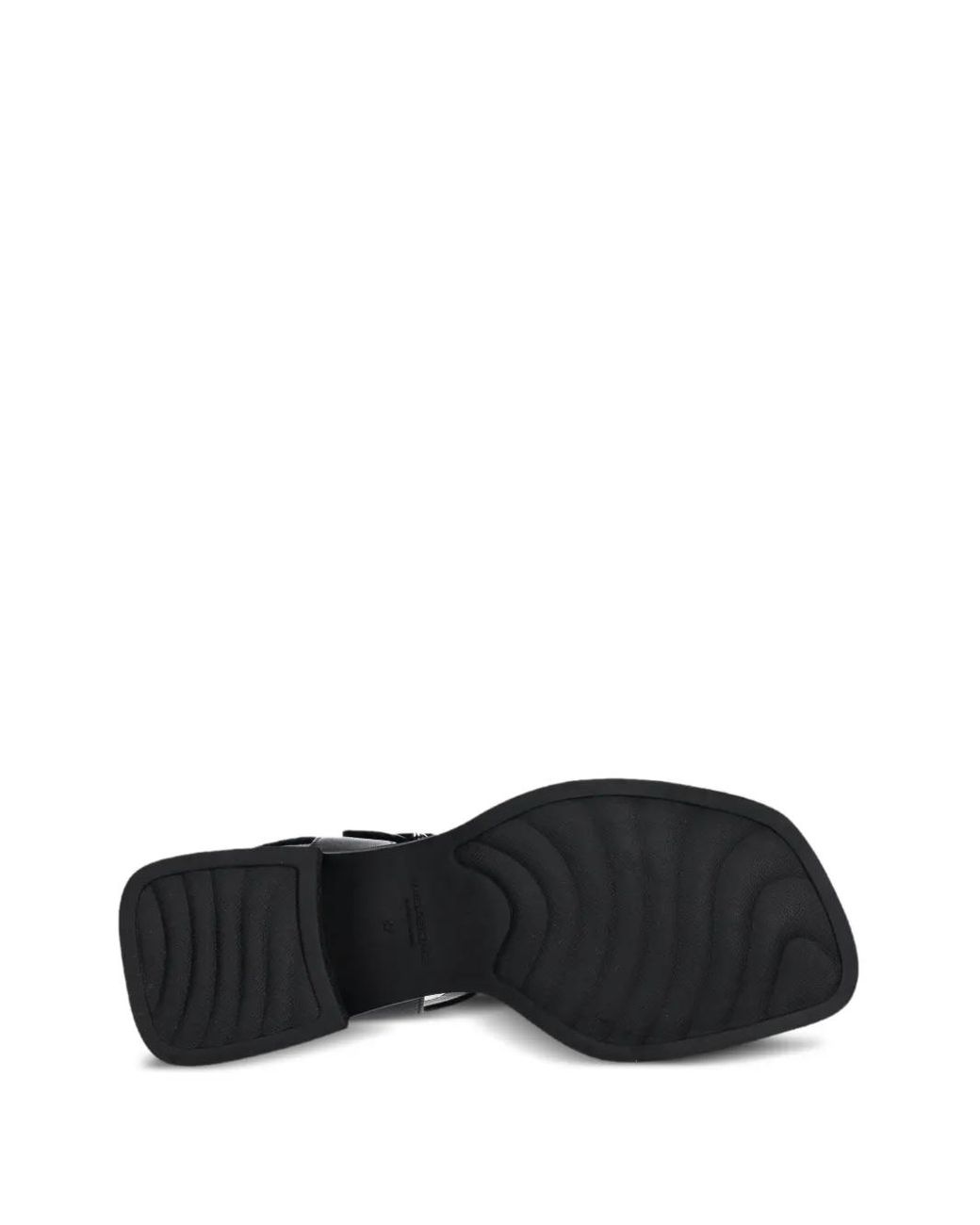 Vagabond Black 53Mm Ines Buckle-Detail Block-Heel Sandals
