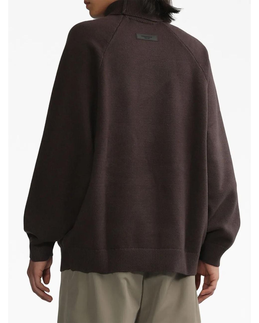 Fear Of God Black Roll-Neck Raglan Jumper for men