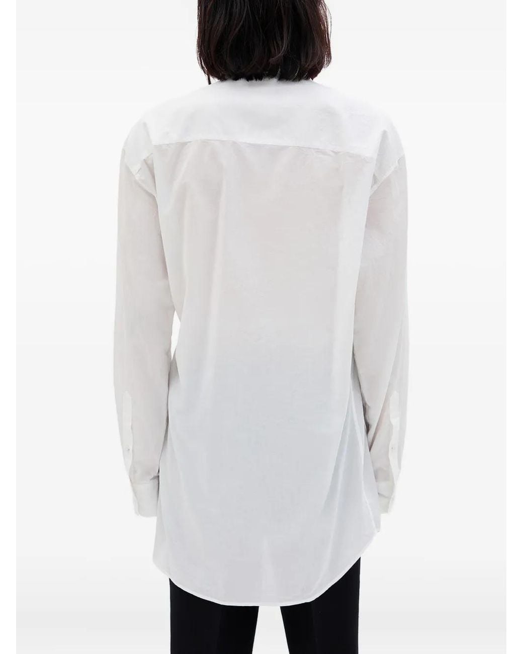 Ann Demeulemeester White Mark Shirt for men