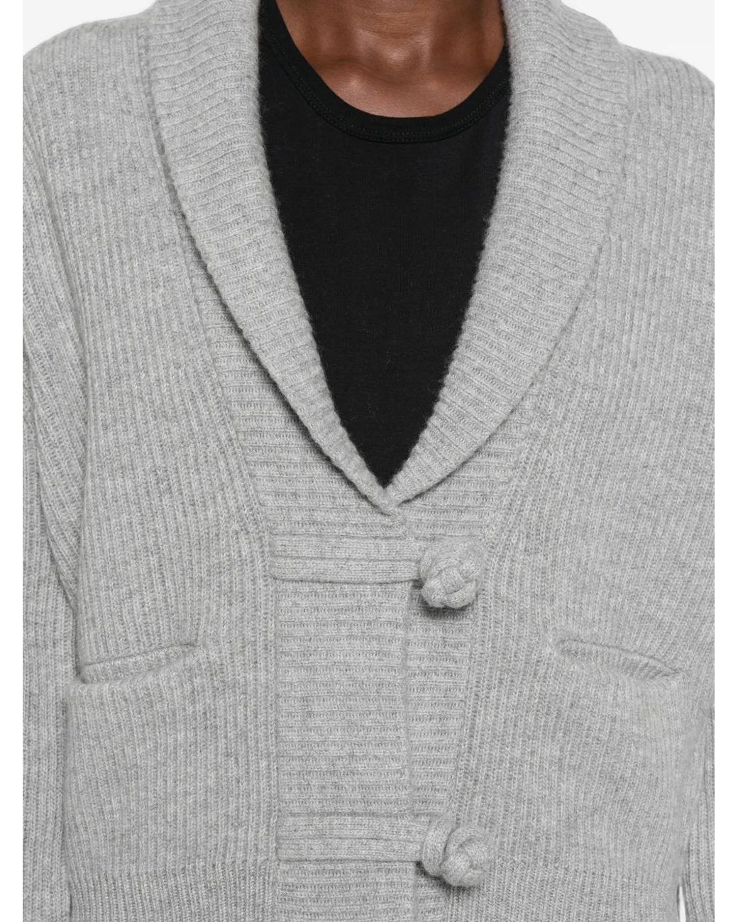Forte_forte Gray Long-Sleeves Cardigan