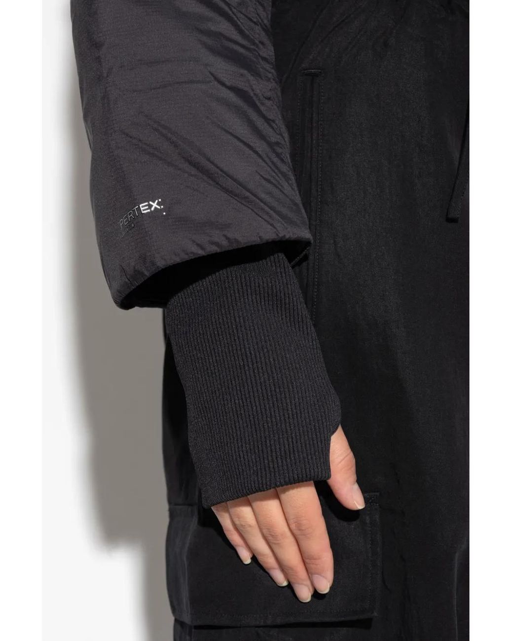 Y-3 Black Cropped Padded Jacket