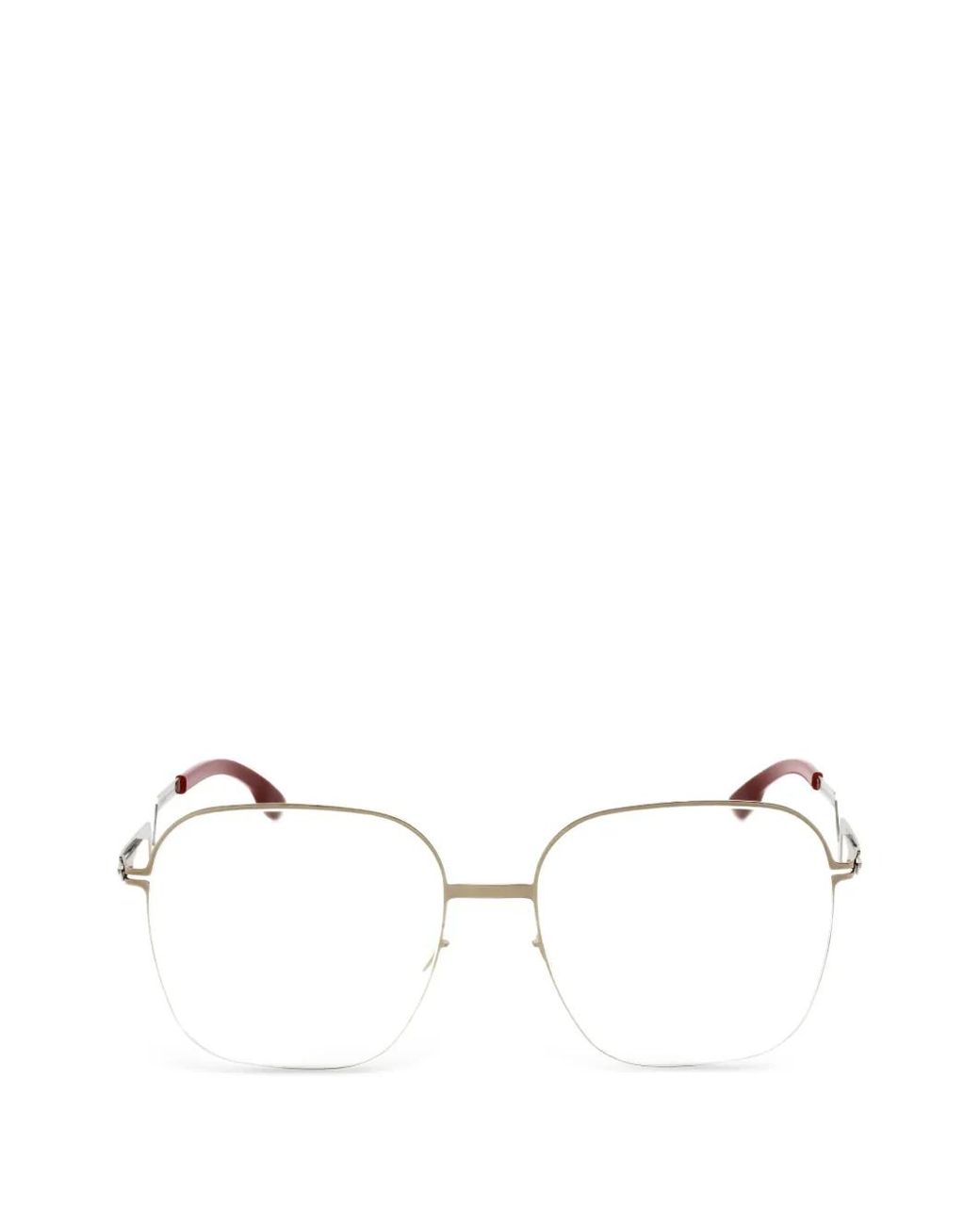Ic! Berlin Natural Brille Mit Eckigem Gestell