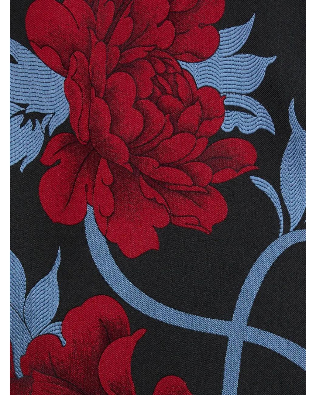LaDoubleJ Black Jacquard Floral Skirt