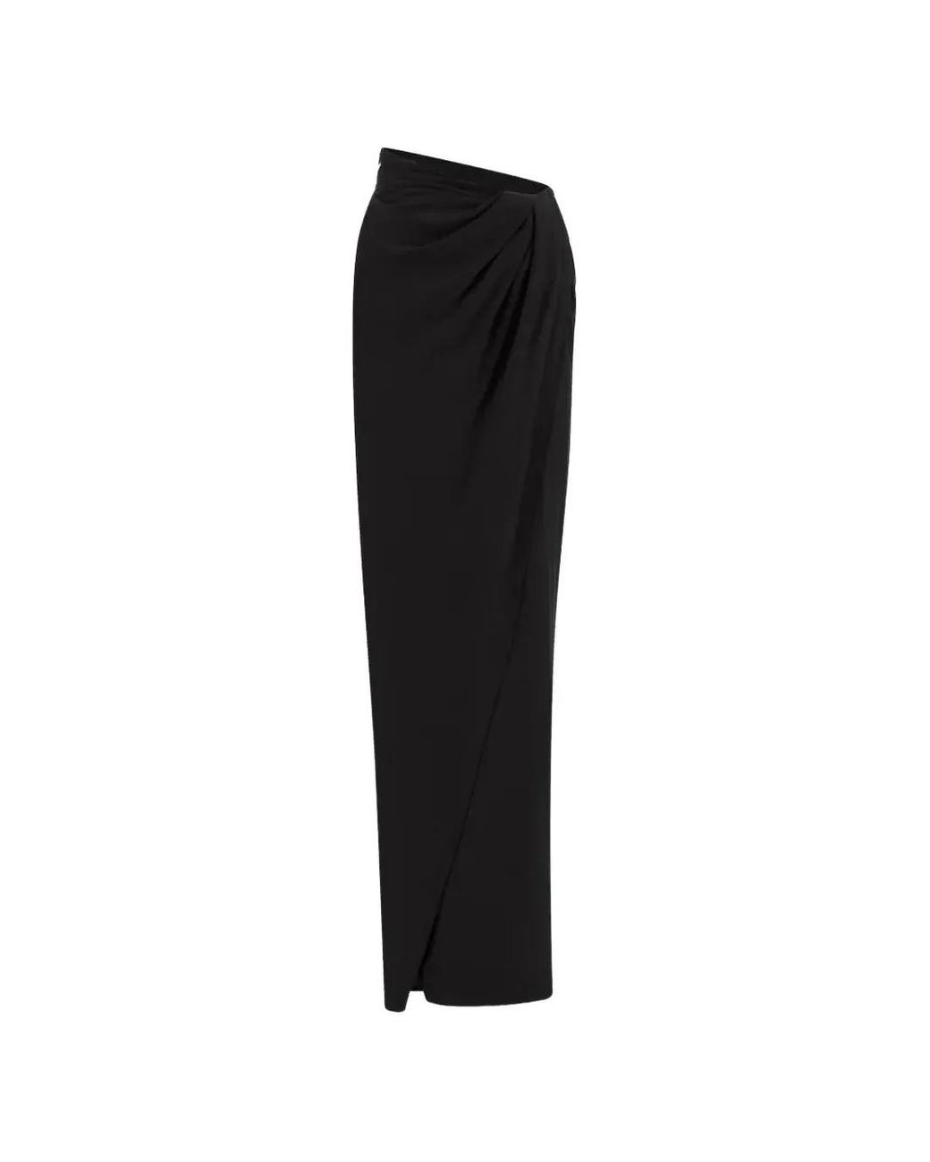GAUGE81 Black Paita Draped Maxi Skirt