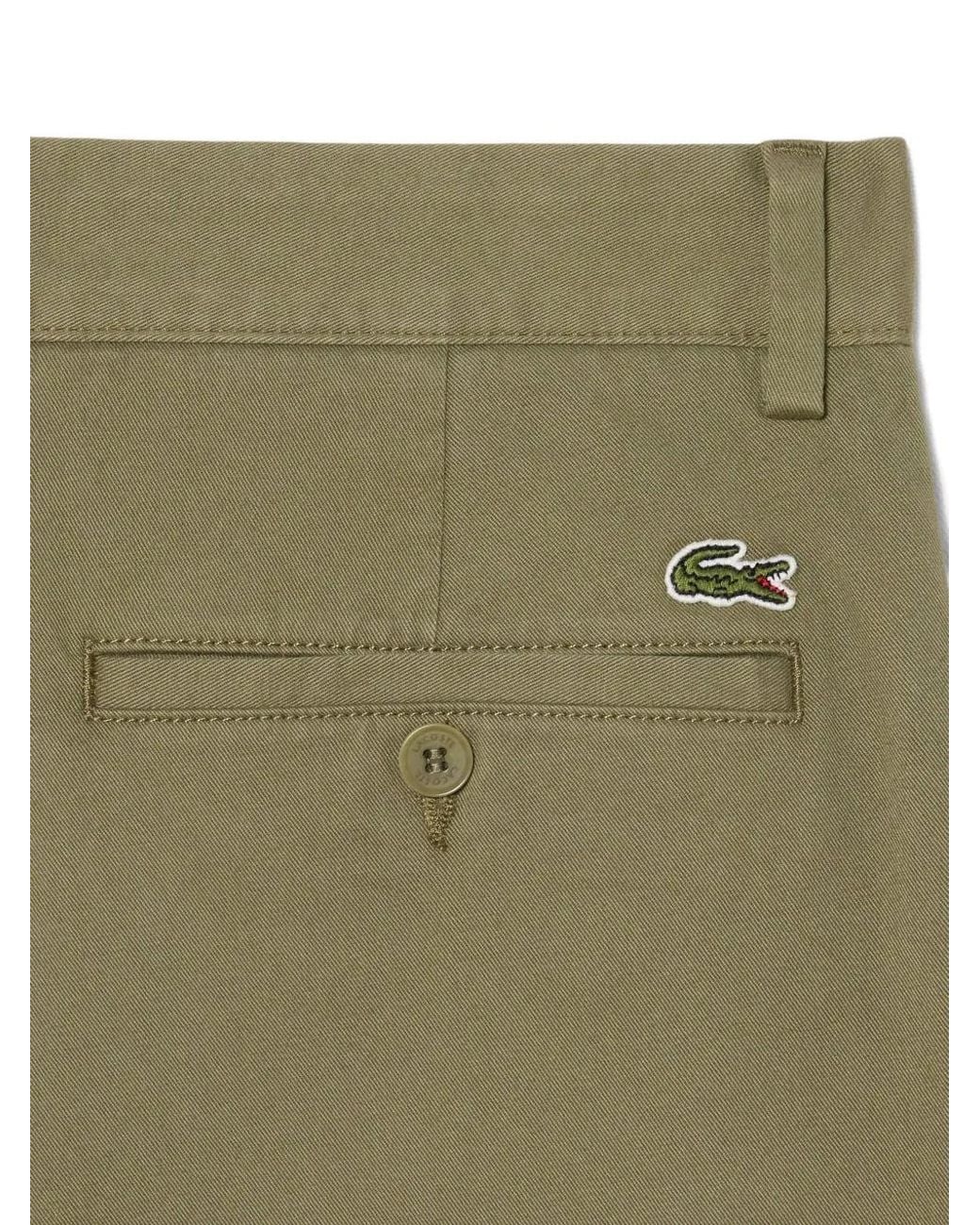 Lacoste Geknöpfte Hose in Green für Herren