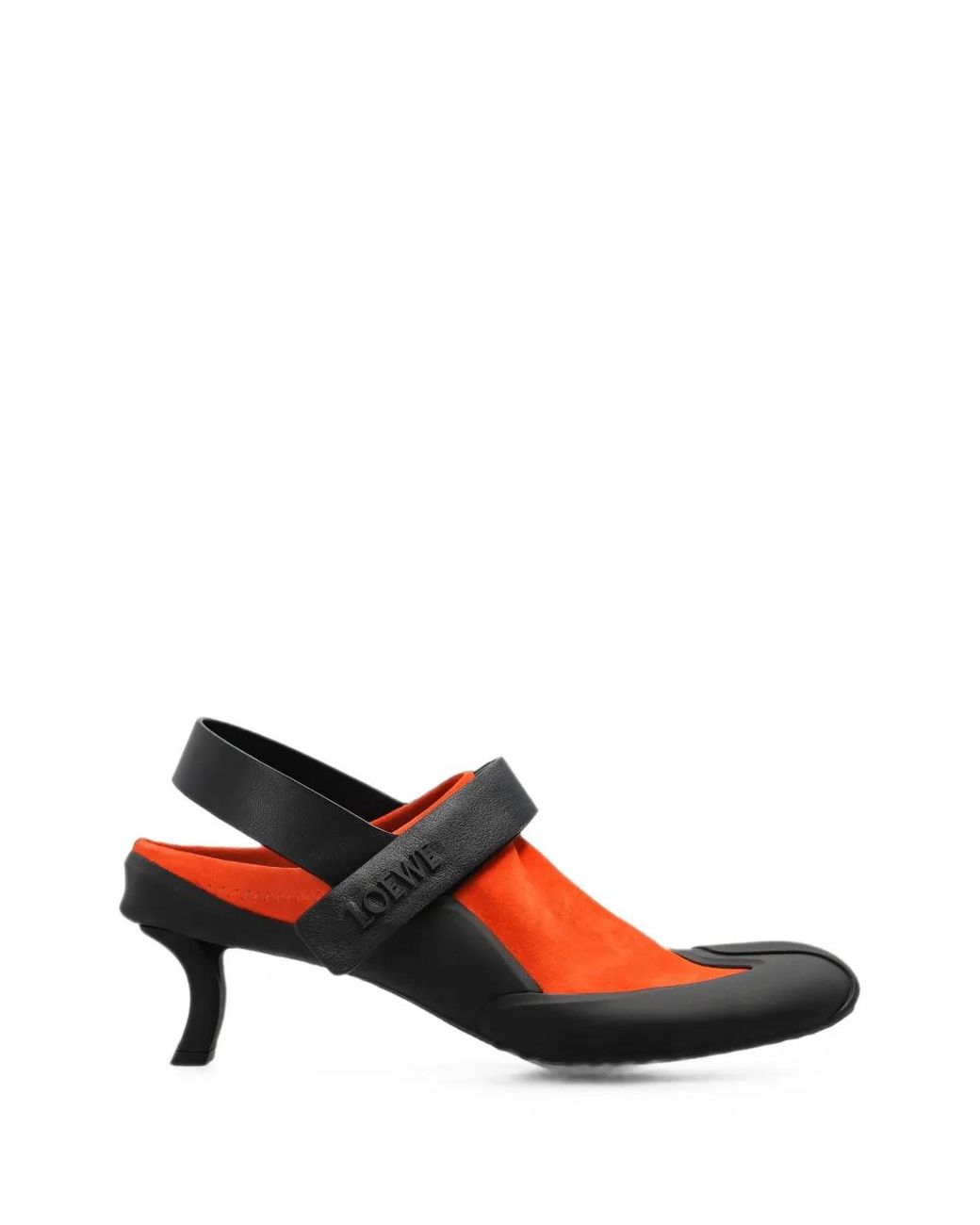 Loewe White Escarpins Dive À Attache Scratch