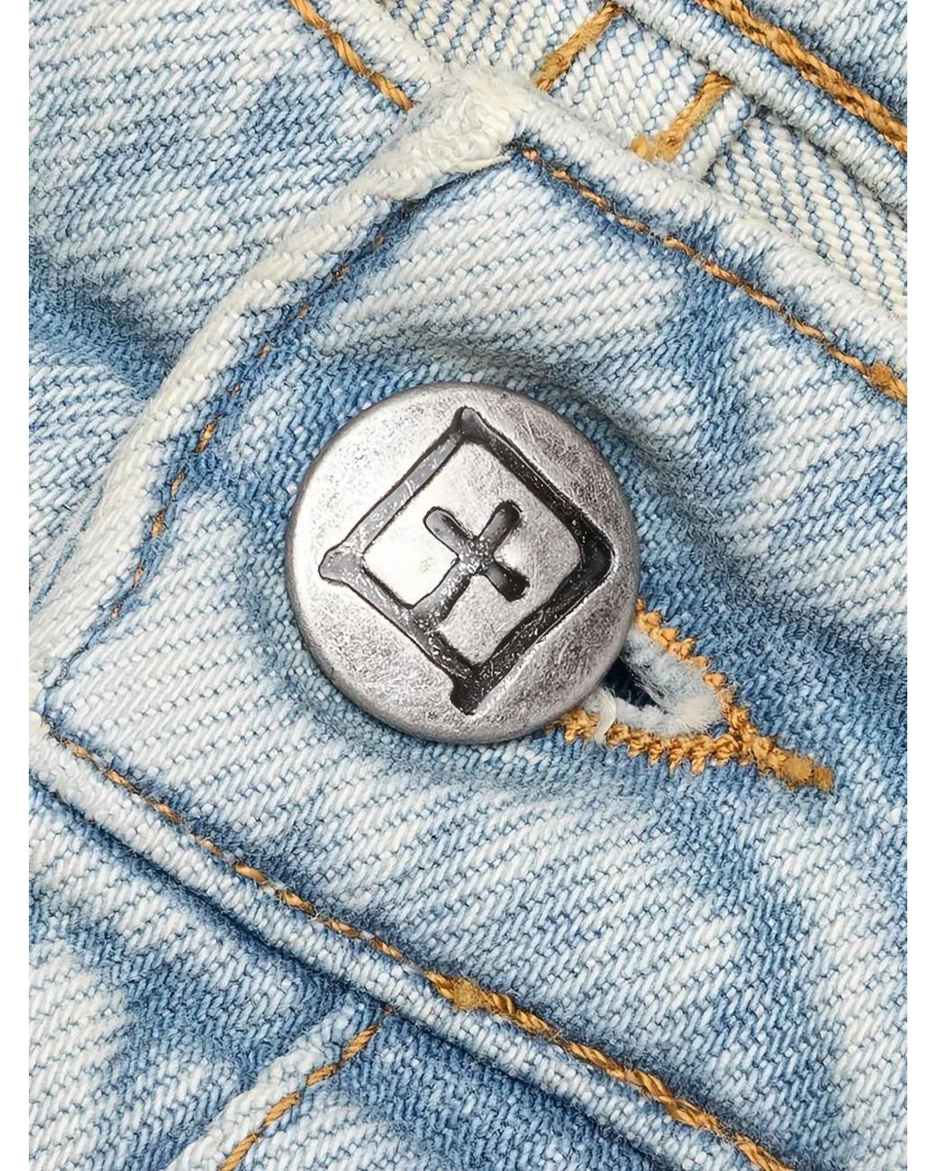Ksubi Logo-Print Jeans in Blue for Men | Lyst