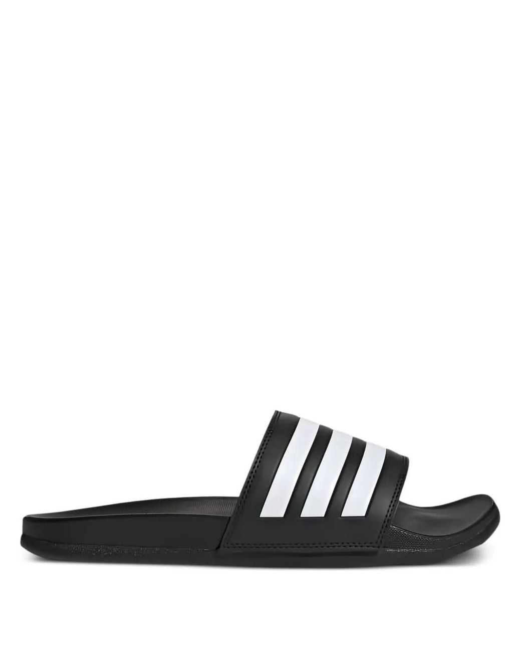 Adidas Black Adilette Comfort Slides for men