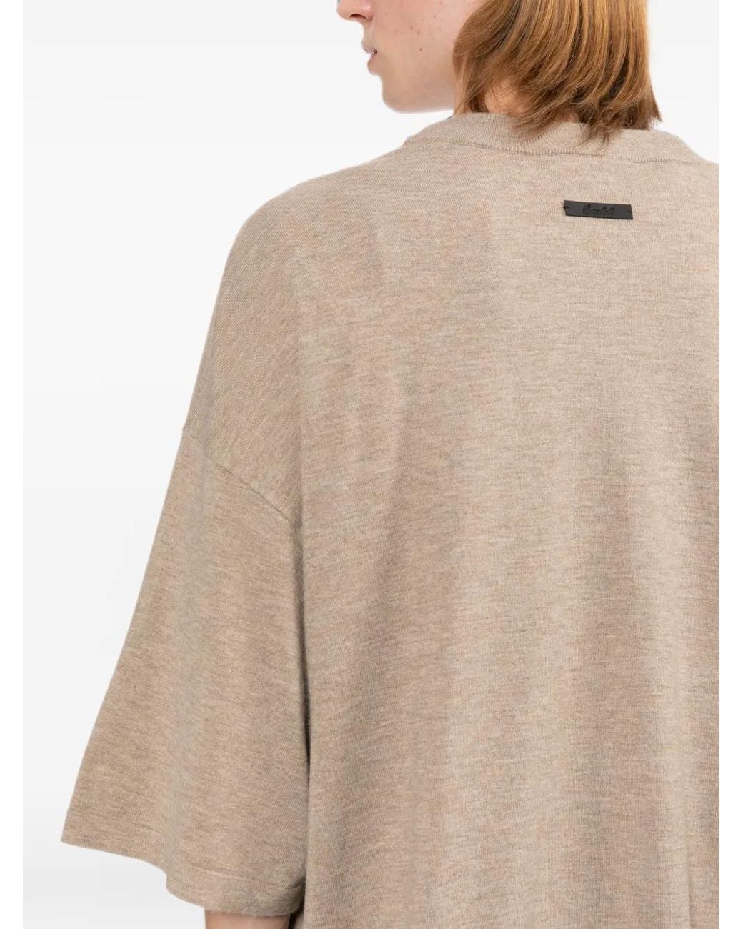 Essentials Pullover Mit Rundhalsausschnitt in Natural für Herren