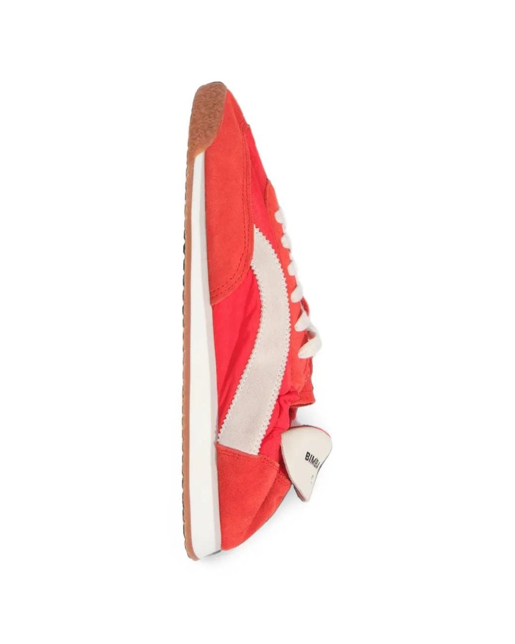 Bimba Y Lola Red Suede And Nylon 13 06 Sneakers