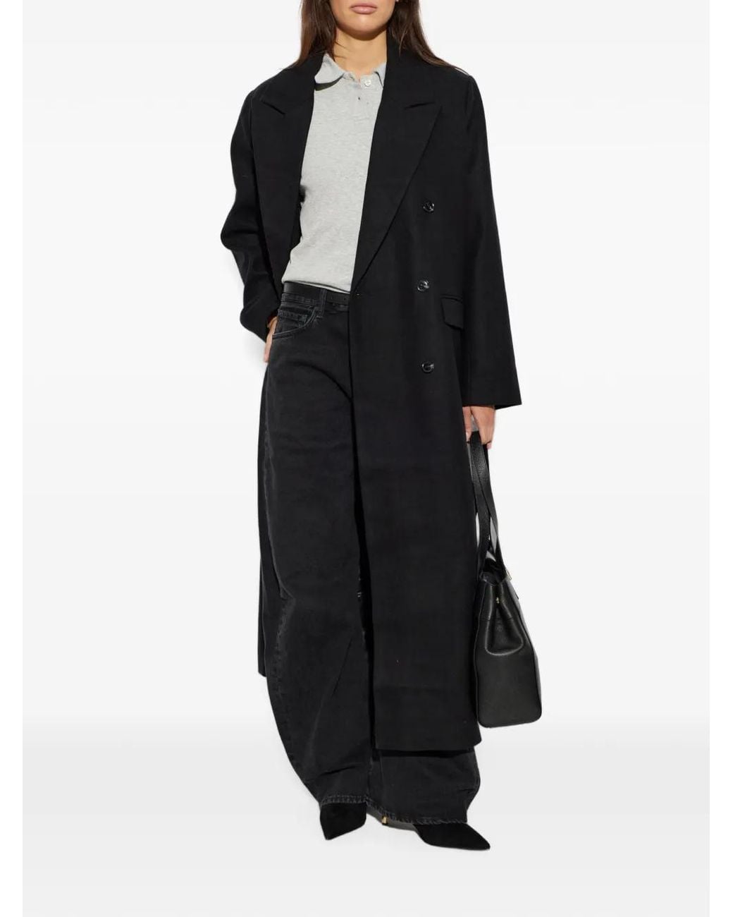 Furla Black Suede Pointed-Toe Ankle Boots