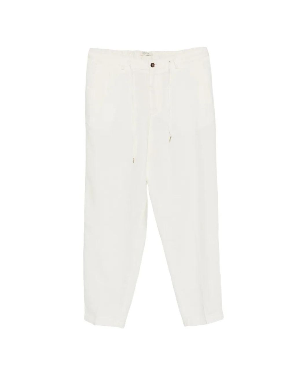Briglia 1949 White Drawstring Trousers for men