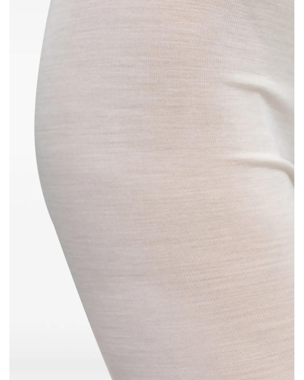Hanro Zijden Legging in het White