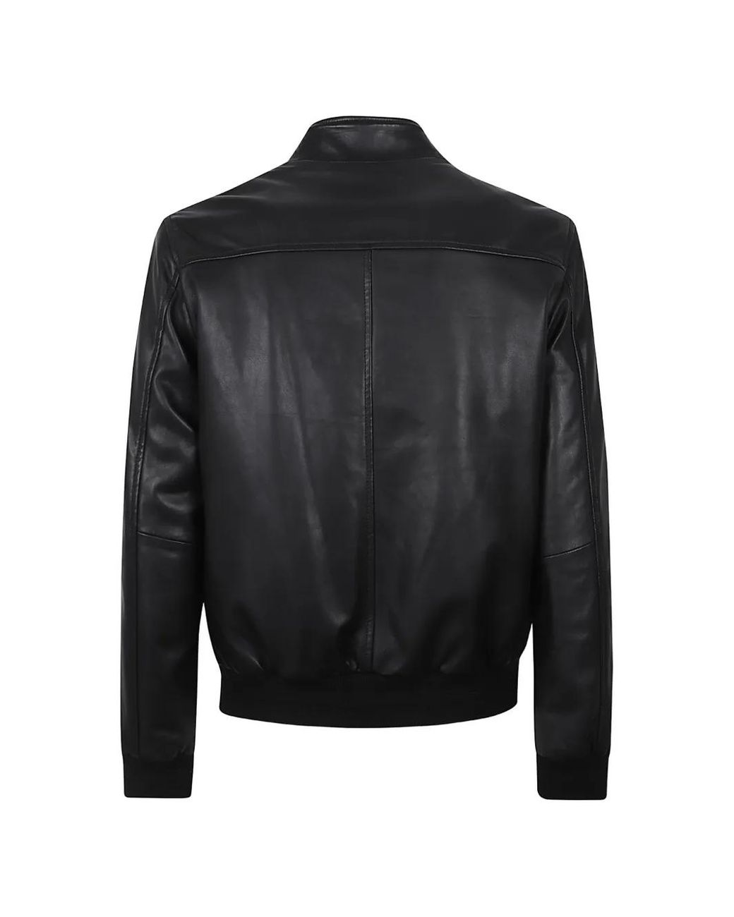 S.W.O.R.D Black Zip-Up Leather Jacket for men