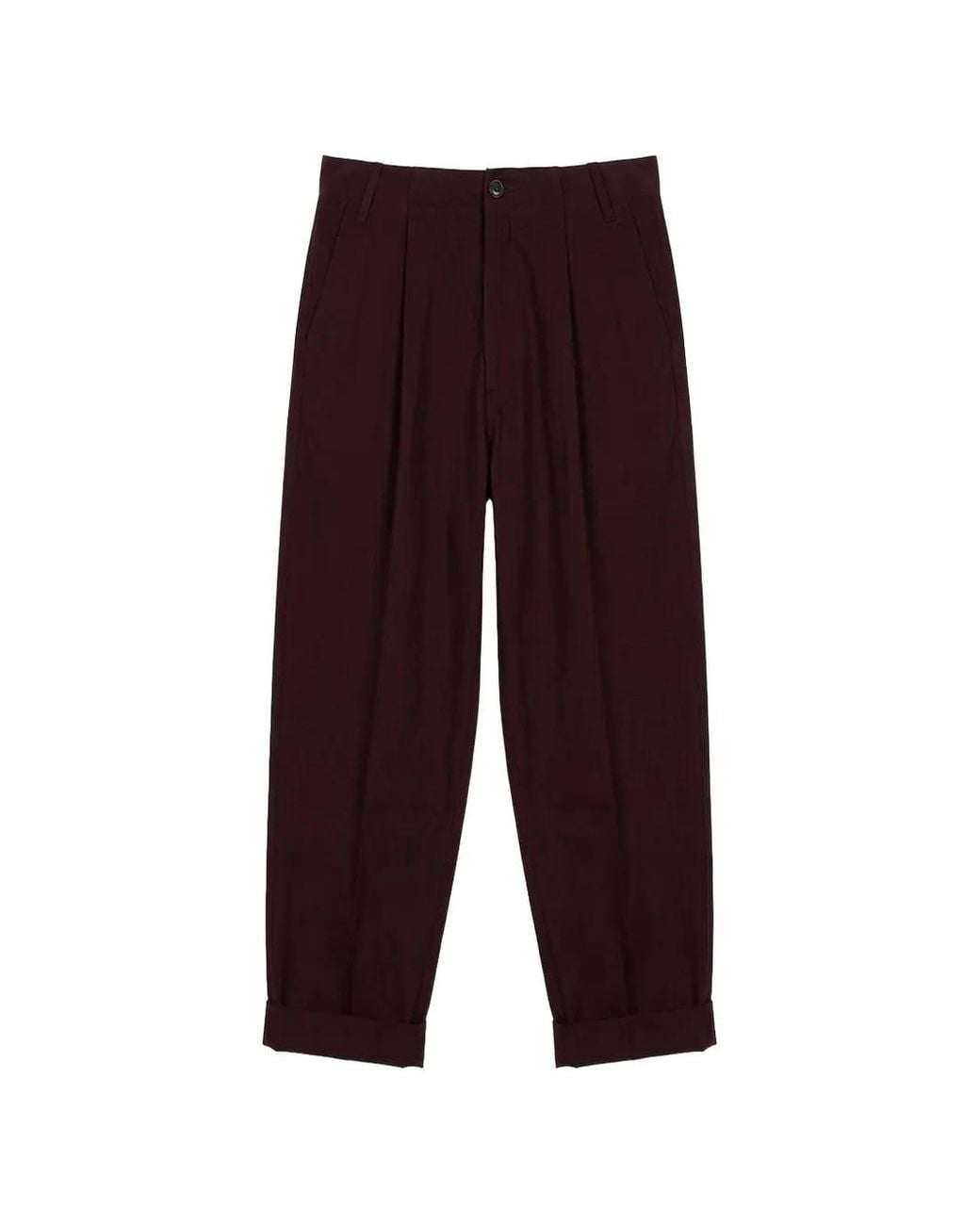 Societe Anonyme Purple Jap Boy Pleated Trousers