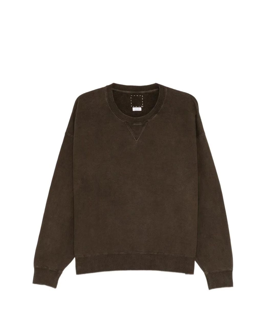 Visvim Brown Crew-Neck Sweater for men