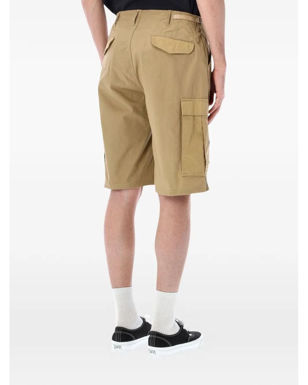 Nanamica Ripstop Cargo Shorts in Natural for Men | Lyst