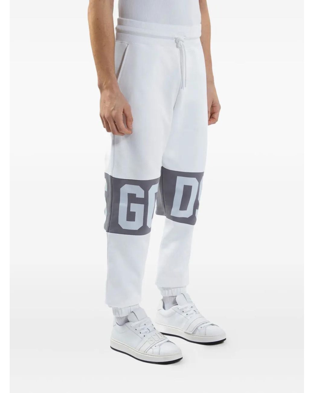 Gcds Joggingbroek Met Logoprint in het White voor heren