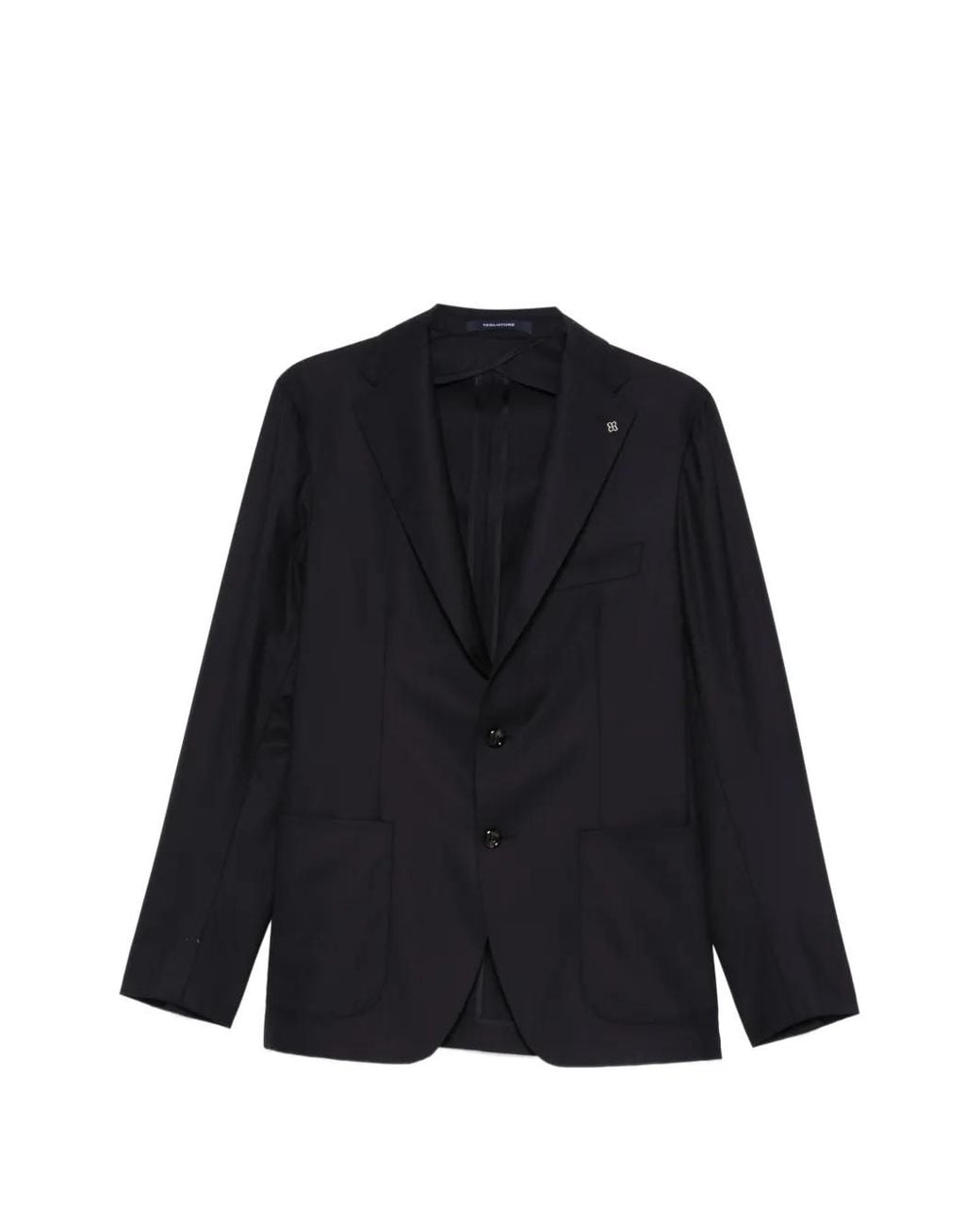 Blazer Con Solapas De Muesca Tagliatore de hombre de color Blue