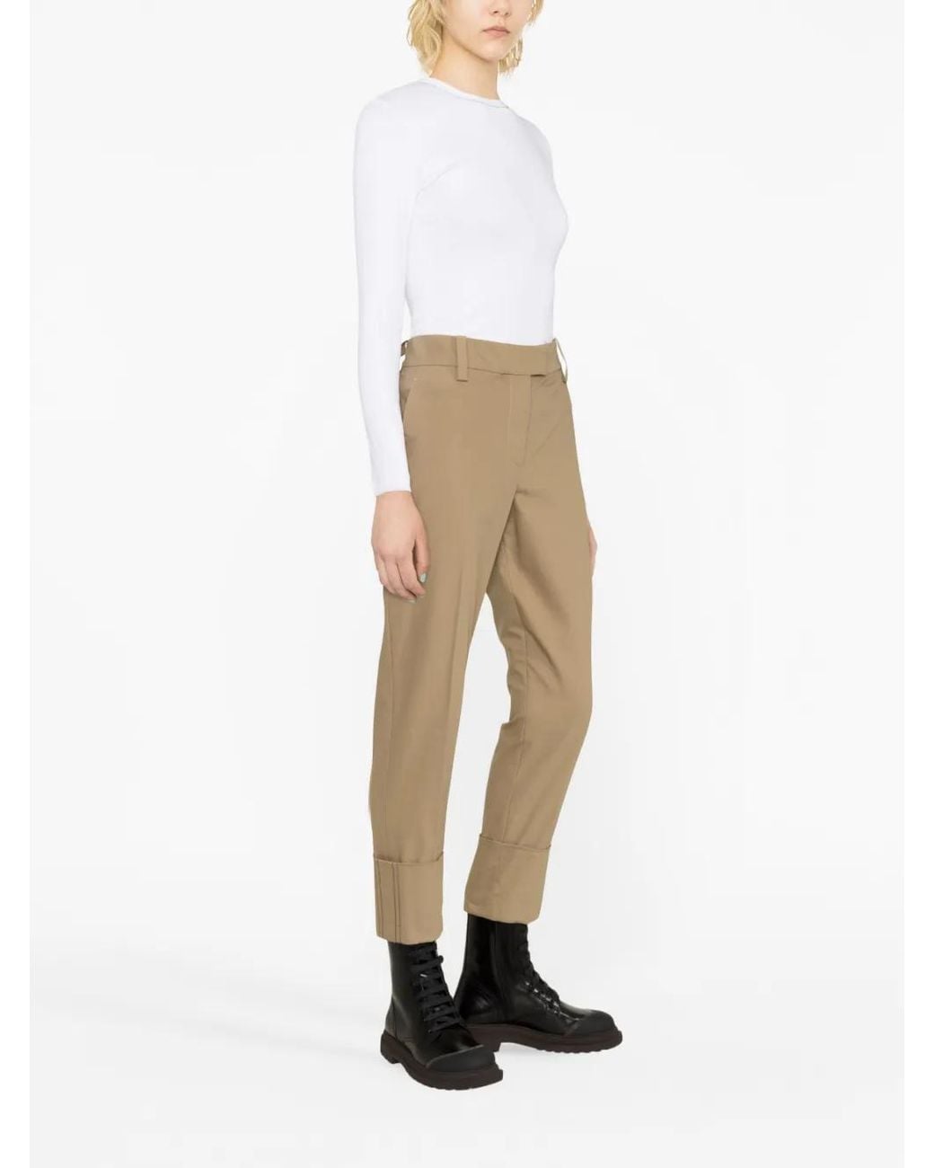 Brunello Cucinelli White Cotton T-Shirt