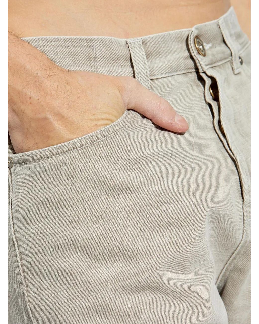 Eleventy Jeans Met Knopen in het Natural voor heren