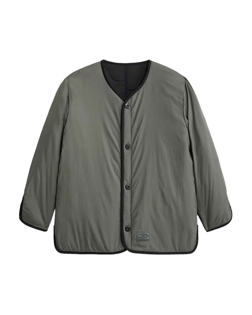 Alpha Industries Black Als/92 Mod Reversible Liner Quilted Jacket