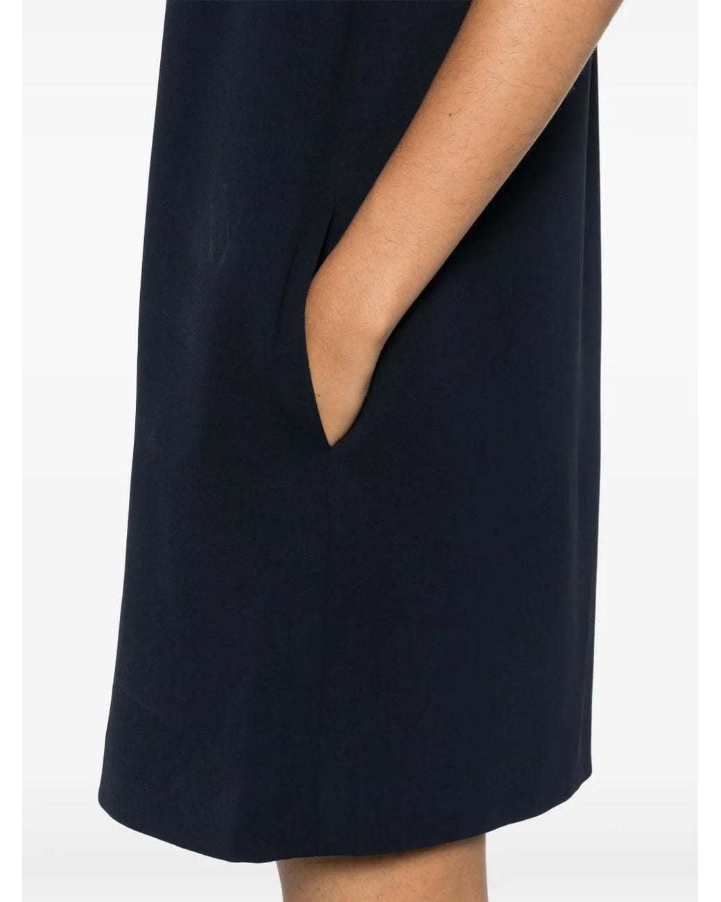 Fendi Blue Sequined-Trim Polo Minidress