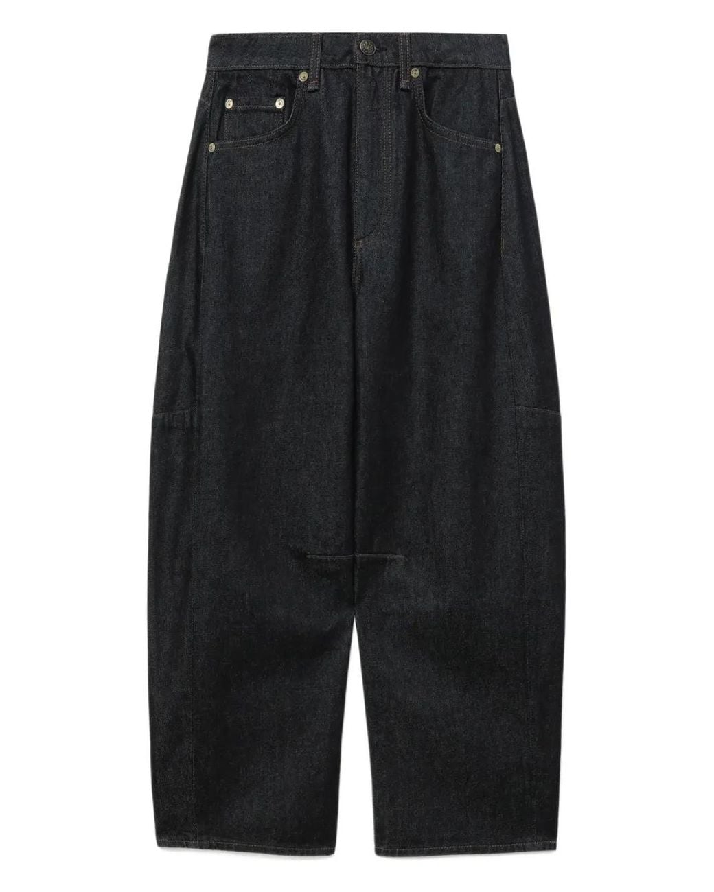 Jeans Charlie Con Design Patchwork di Rag & Bone in Black