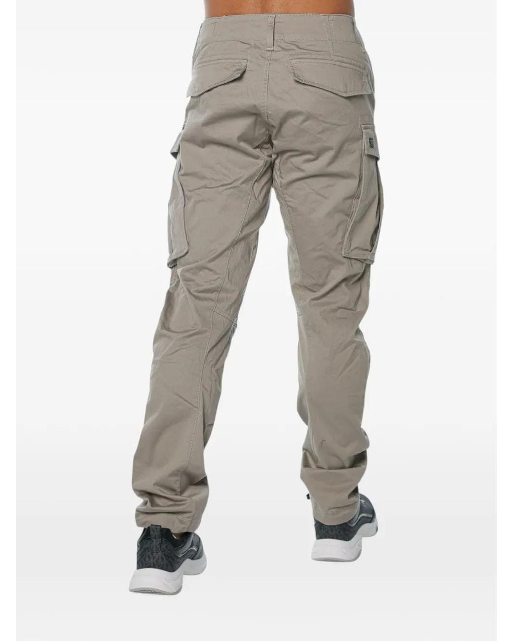 G-Star Gray Rovic Cargo Pants for men