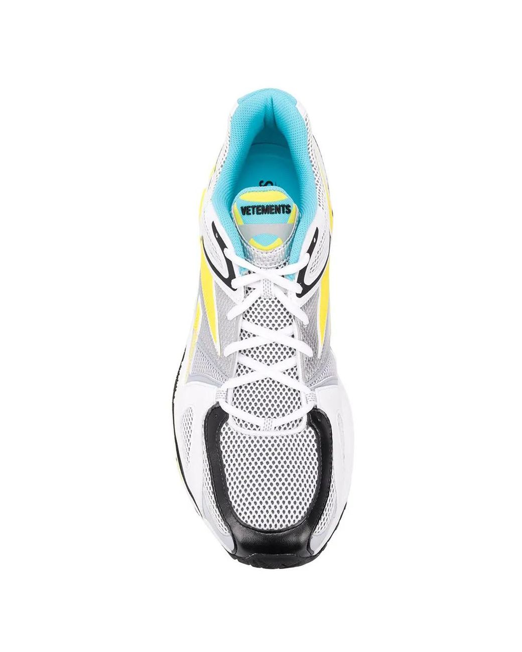 Vetements Yellow X Reebok Colour Block Sneakers for men