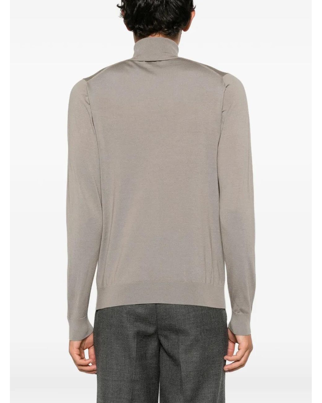 Diktat Pullover Mit Rollkragen in Gray für Herren