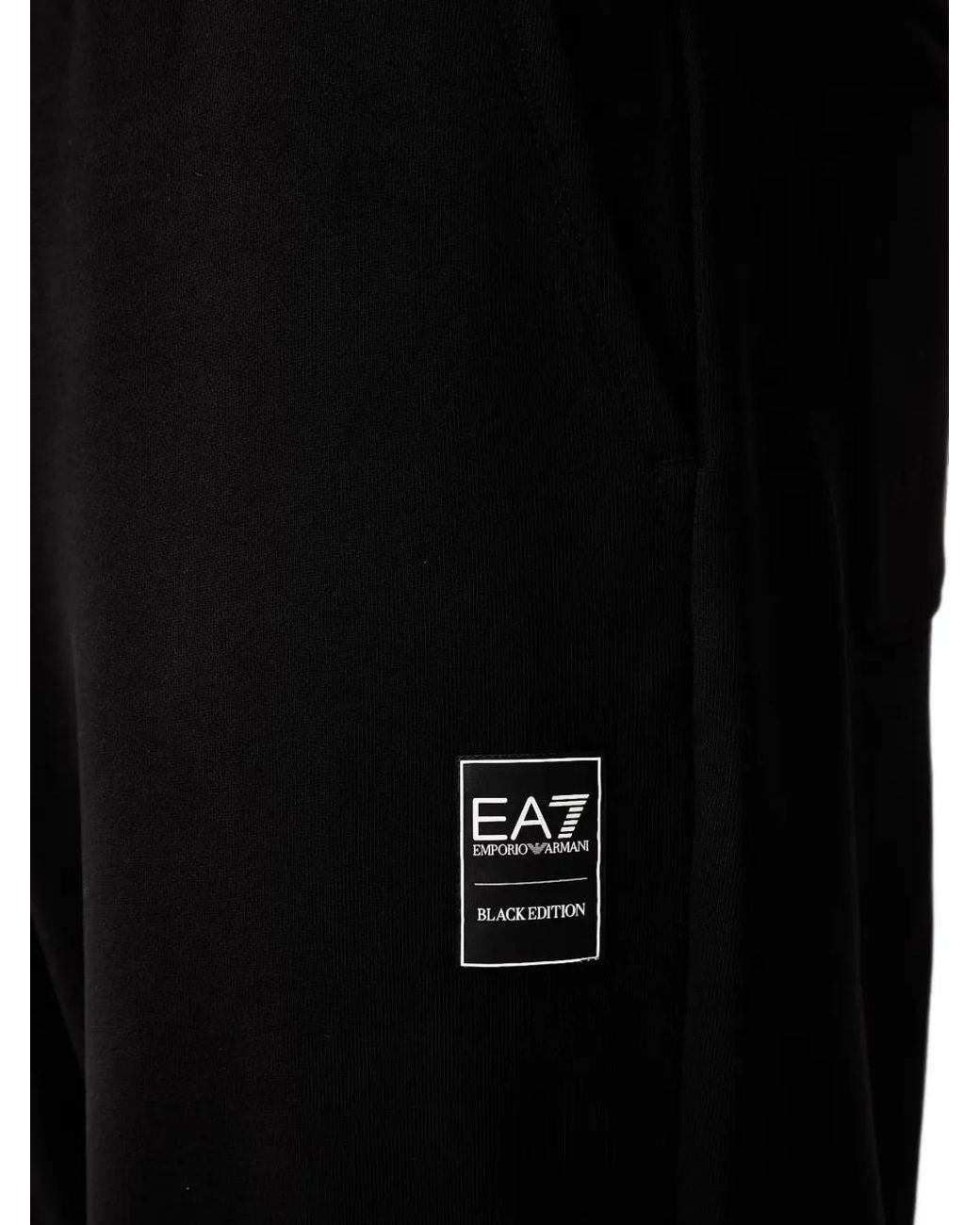 EA7 Jogginghose Mit Logo-Patch in Black für Herren