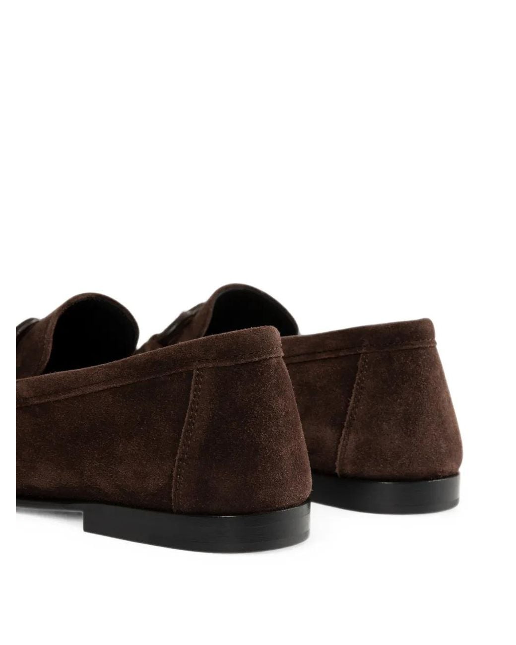 Loewe Brown Double L Loafers