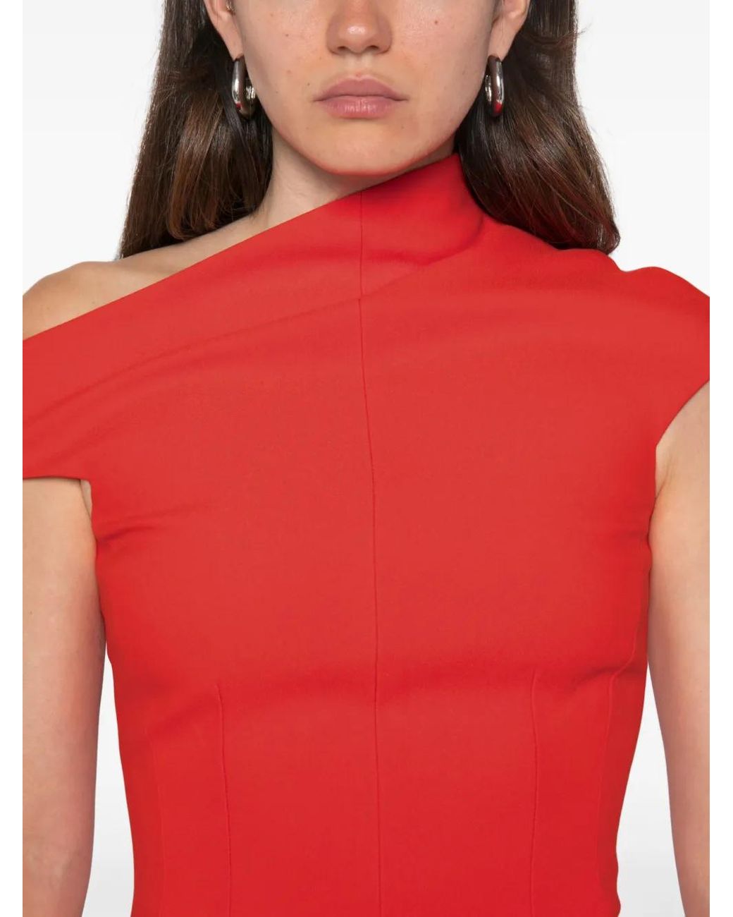 Solace London Red Arion Maxi Dress