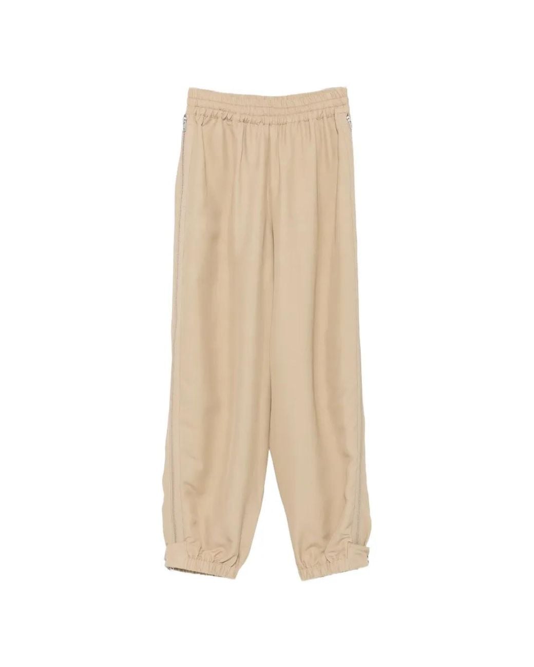 Co. Natural Side-Zip Elasticated Trousers