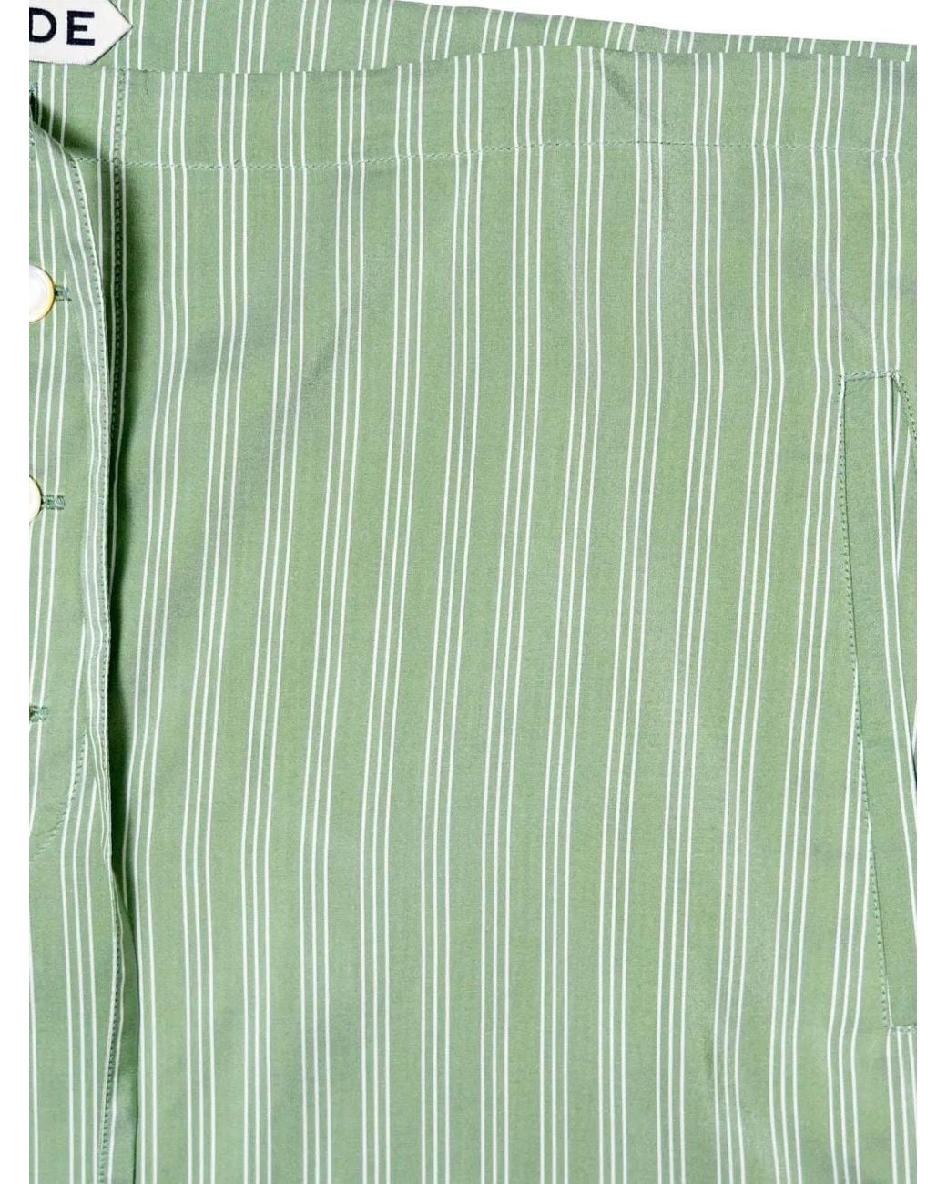 Bode Green Sylvan Stripe-Pyjamas