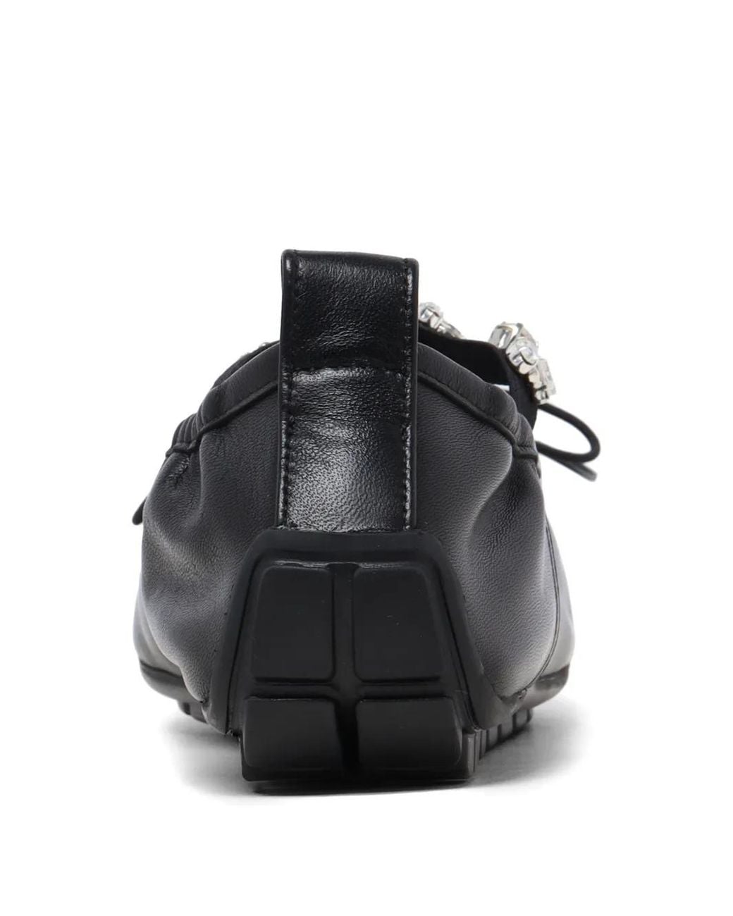 Simone Rocha Black Embellished Ballet Flats