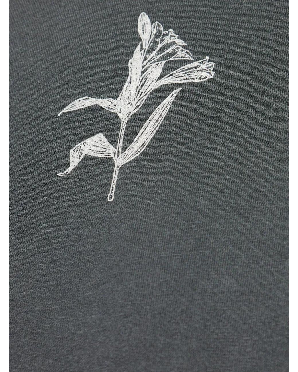 Samsøe & Samsøe Gray Organic Cotton T-Shirt for men