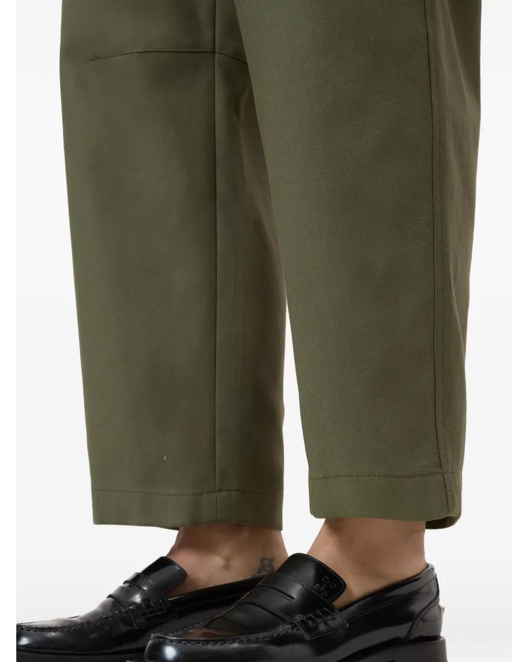Closed Green Romi Straight-Leg Trousers
