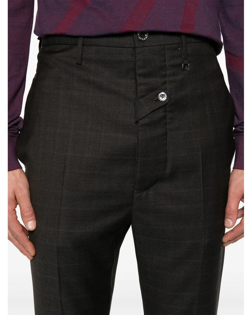 Vivienne Westwood Black Pull Down Trousers for men
