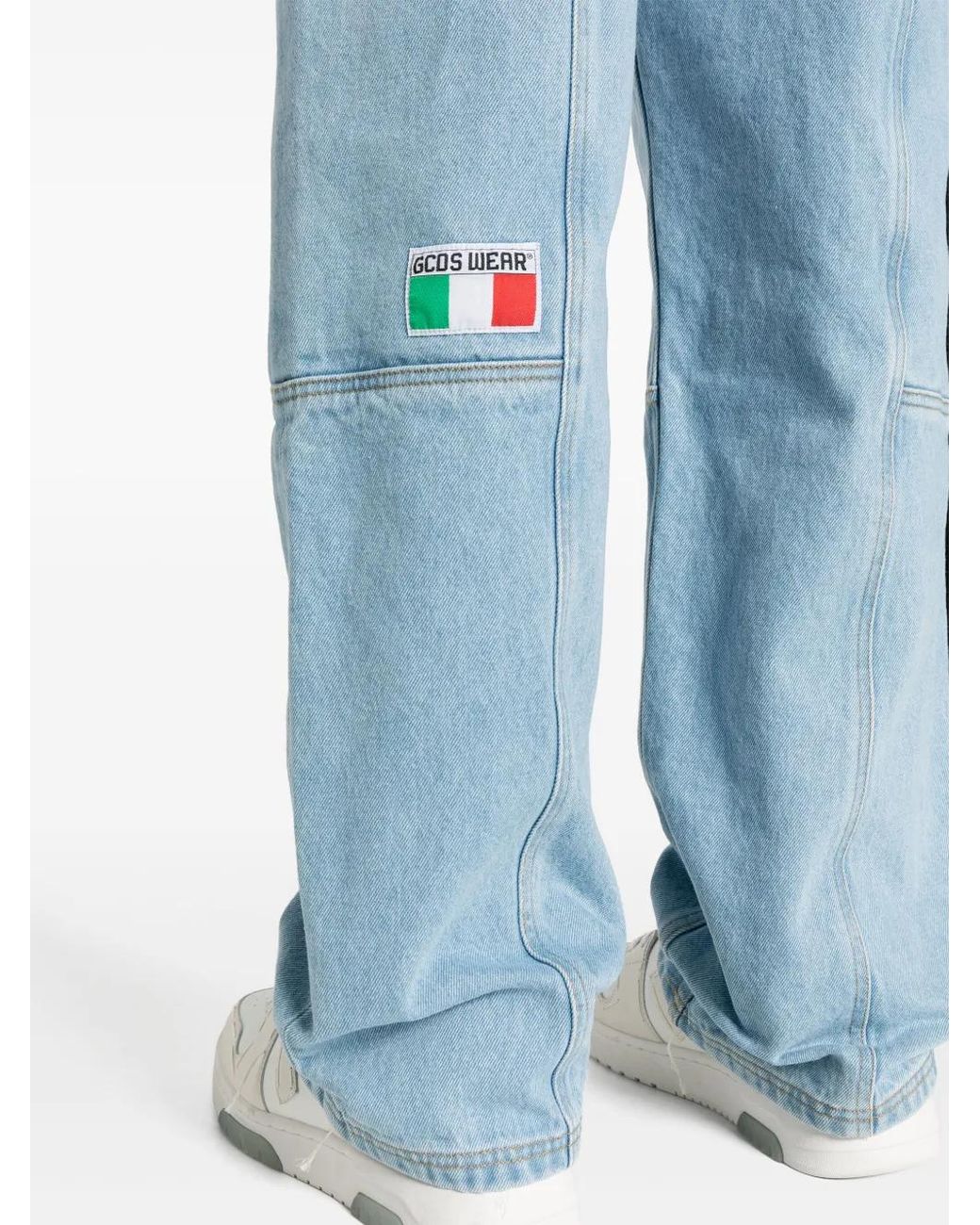 Gcds Blue Ultrapocket Straight-Leg Jeans for men